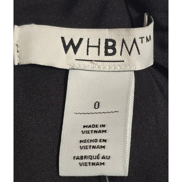 White House Black Market A-Line Ruffle Midi Floral Dress Size 0 - Picture 4 of 4